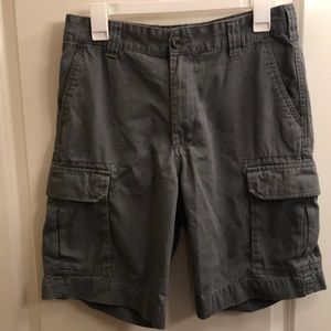 Grey cargo shorts